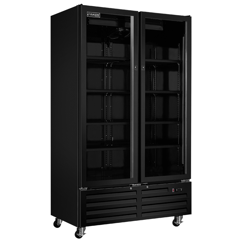 Armario expositor para bebidas con 2 puertas de vidrio
